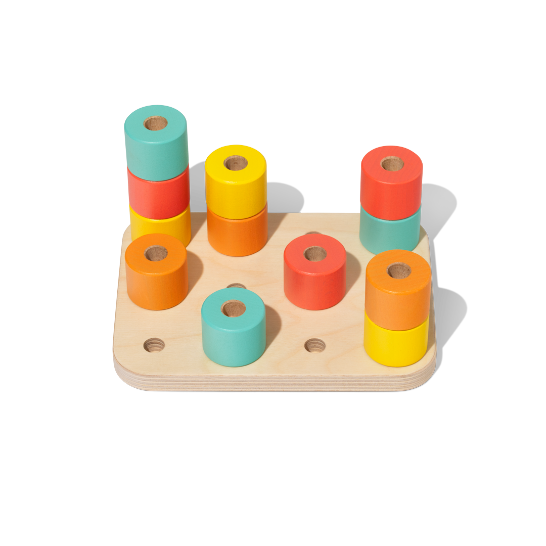 Wooden Stacking Pegs (set of 12)