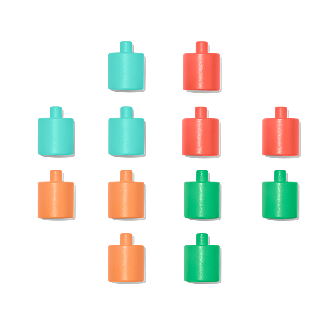 Wooden Stacking Pegs (set of 12) (Legacy)